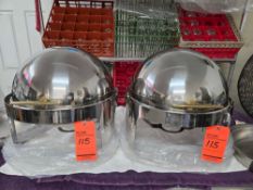 Round Sterno Chafing Dishes