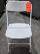White Metal/Plastic Folding Chairs
