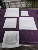 White Square Dinnerware