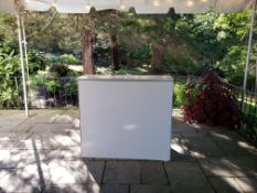 White Portable Folding Bars