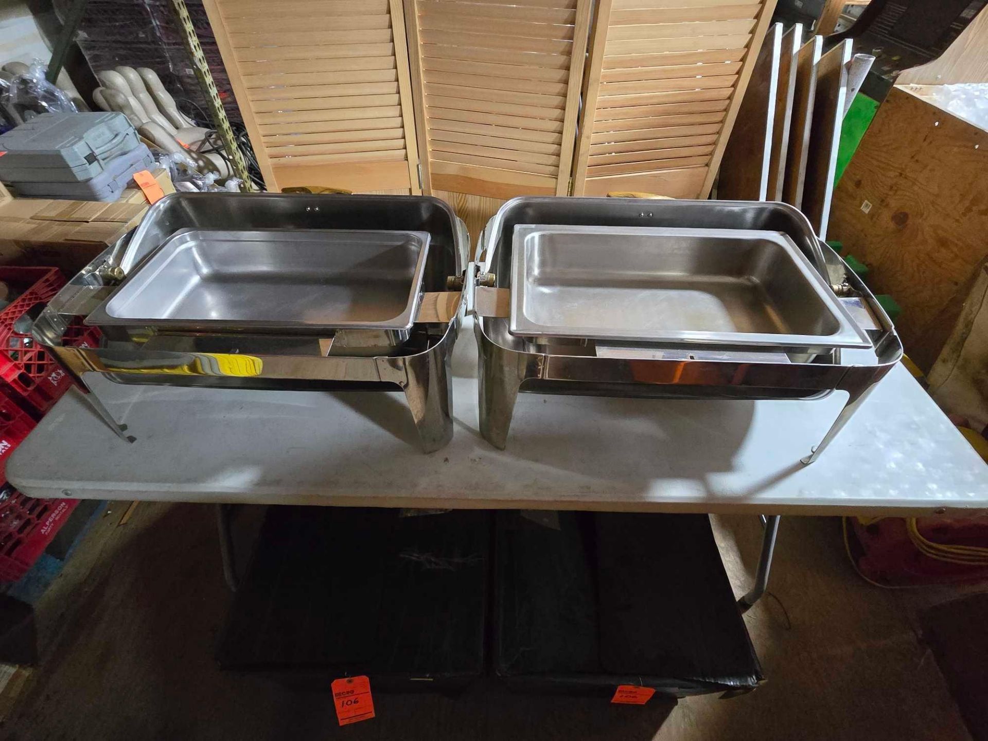 Roll Top Sterno Chafing Dishes - Image 3 of 3