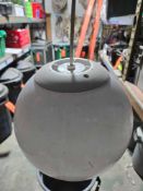 White Round Electric Globe Lights