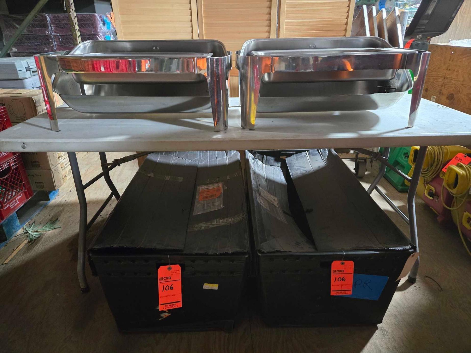 Roll Top Sterno Chafing Dishes - Image 2 of 3