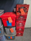Lot of (430) assorted silver chargers