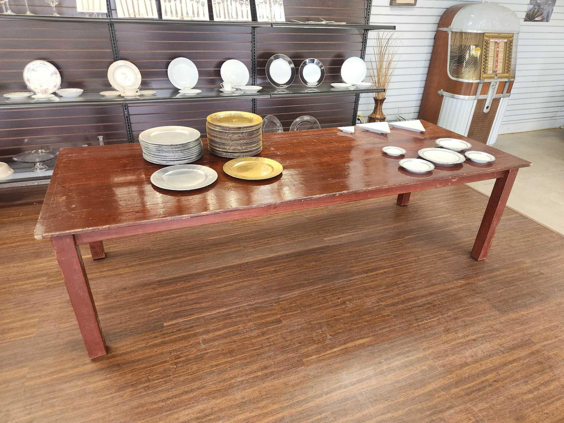 Wood Farm Table