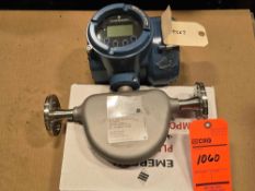Micro Motion Mass Flow Sensor & Connected Transmitter