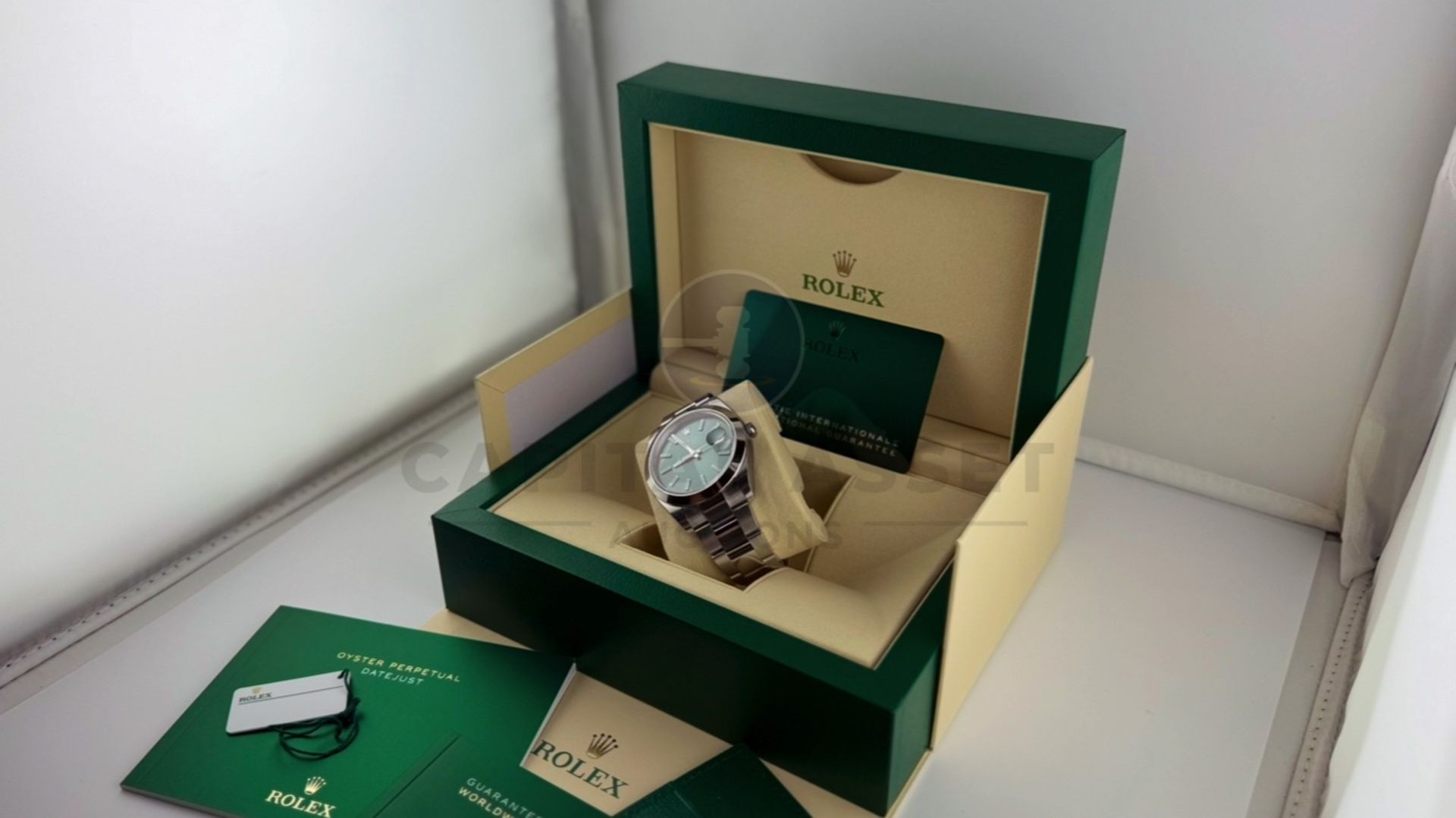 (ON SALE) ROLEX DATEJUST *MINT GREEN DIAL* 41MM OYSTER STEEL (DECEMBER 2024 NEW / UNWORN) - Image 12 of 23