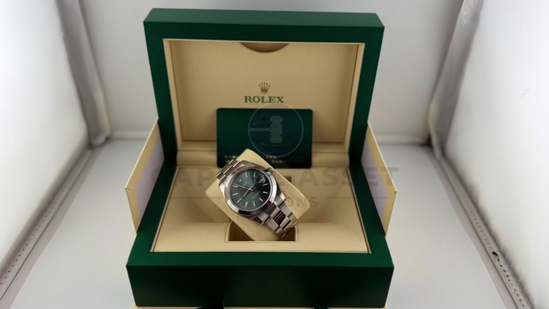 (ON SALE) ROLEX DATEJUST *MINT GREEN DIAL* 41MM OYSTER STEEL (DECEMBER 2024 NEW / UNWORN) - Image 10 of 23