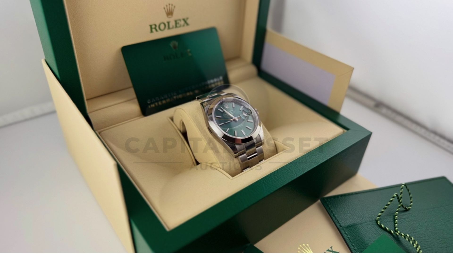 (ON SALE) ROLEX DATEJUST *MINT GREEN DIAL* 41MM OYSTER STEEL (DECEMBER 2024 NEW / UNWORN) - Image 7 of 23