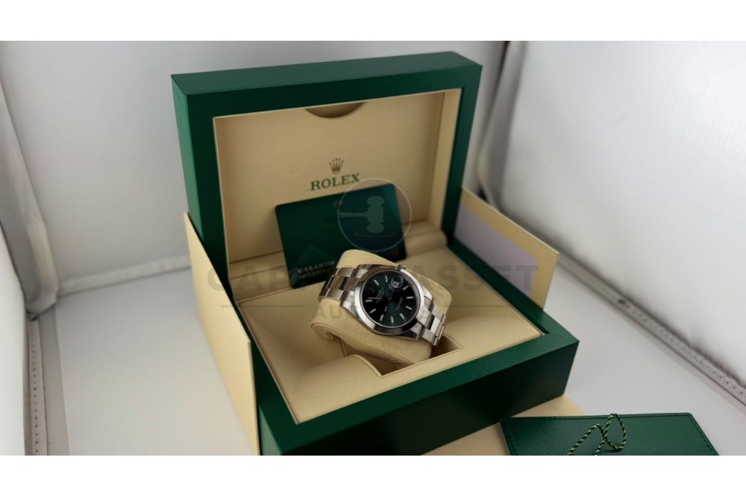 (ON SALE) ROLEX DATEJUST *MINT GREEN DIAL* 41MM OYSTER STEEL (DECEMBER 2024 NEW / UNWORN) - Image 11 of 23