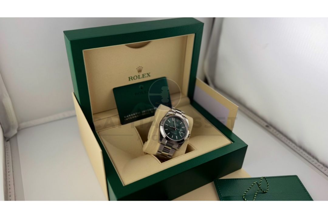 (ON SALE) ROLEX DATEJUST *MINT GREEN DIAL* 41MM OYSTER STEEL (DECEMBER 2024 NEW / UNWORN) - Image 14 of 23