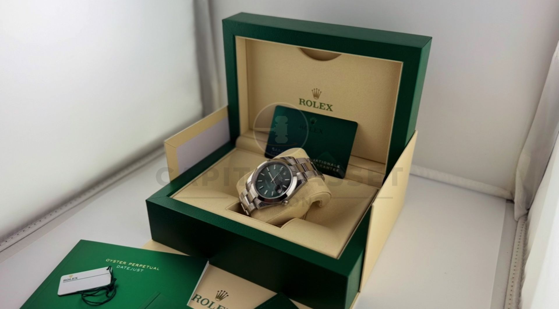 (ON SALE) ROLEX DATEJUST *MINT GREEN DIAL* 41MM OYSTER STEEL (DECEMBER 2024 NEW / UNWORN) - Image 15 of 23