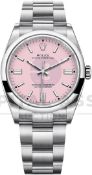 ROLEX OYSTER PERPETUAL 36MM *CANDY PINK* MARCH 2025 MODEL - ALL NEW - BEAT THE WAIT!