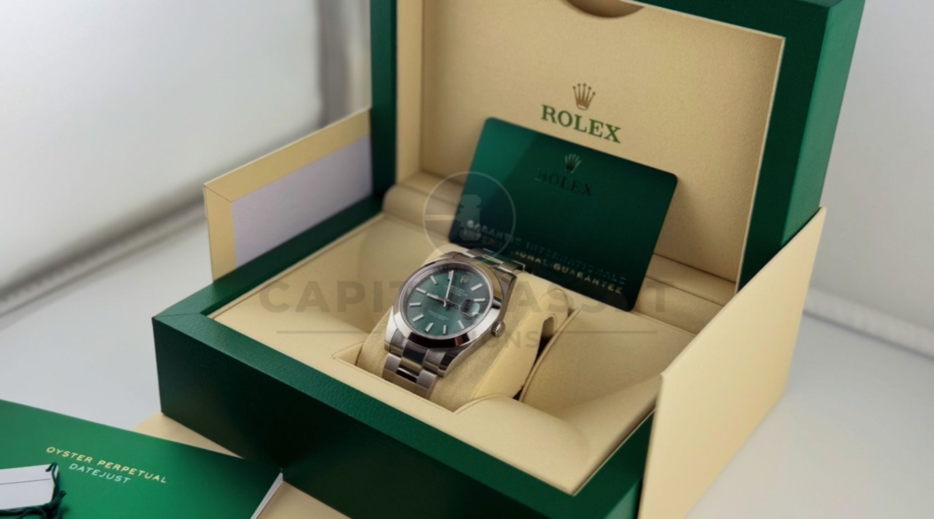 (ON SALE) ROLEX DATEJUST *MINT GREEN DIAL* 41MM OYSTER STEEL (DECEMBER 2024 NEW / UNWORN) - Image 9 of 23