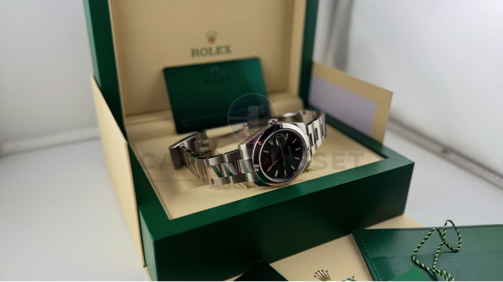 (ON SALE) ROLEX DATEJUST *MINT GREEN DIAL* 41MM OYSTER STEEL (DECEMBER 2024 NEW / UNWORN) - Image 20 of 23