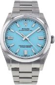 (ON SALE) ROLEX OYSTER PERPETUAL 36MM *TIFFANY BLUE* FEBRUARY 2025 MODEL - ALL NEW - BEAT THE WAIT!