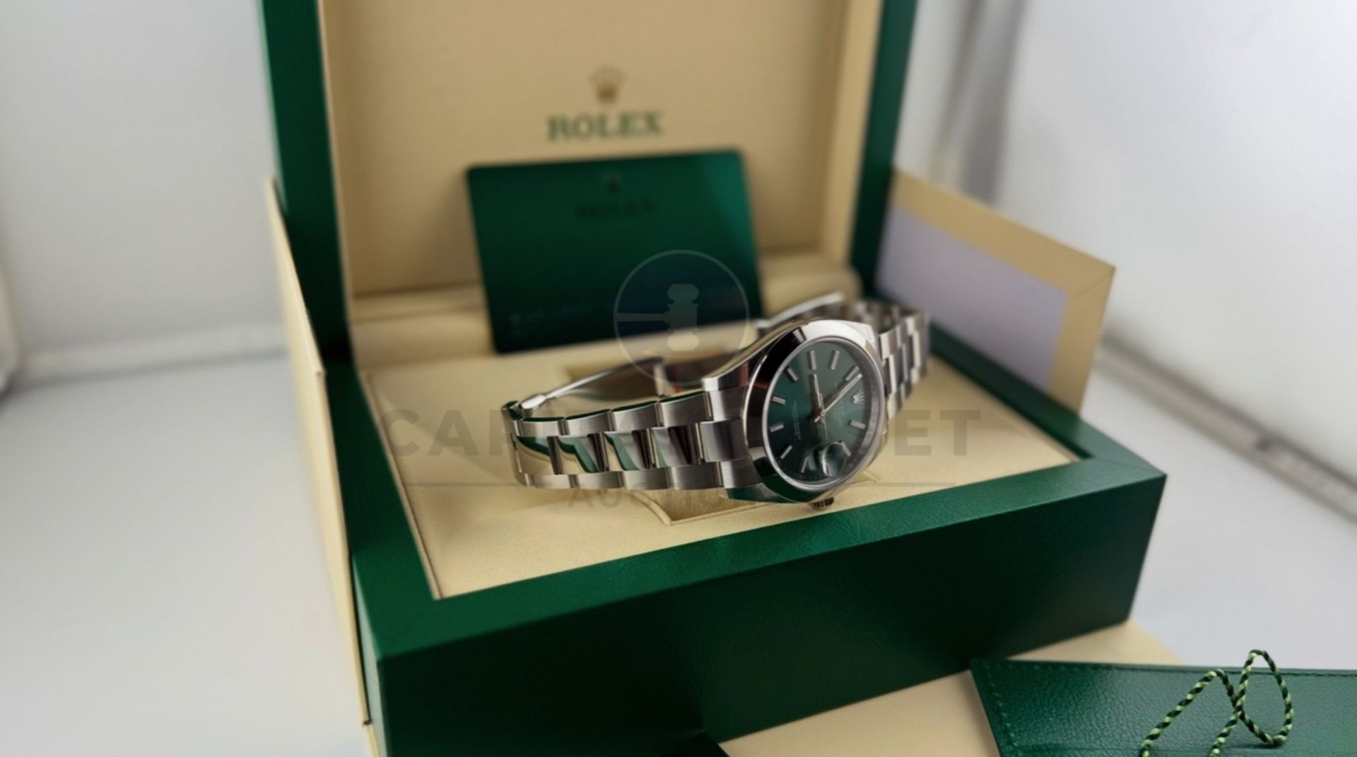 (ON SALE) ROLEX DATEJUST *MINT GREEN DIAL* 41MM OYSTER STEEL (DECEMBER 2024 NEW / UNWORN) - Image 17 of 23