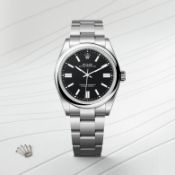 (On Sale) ROLEX OYSTER PERPETUAL 41MM OYSTERSTEEL - BLACK DIAL - *ALL NEW MODEL / UNWORN* GENUINE
