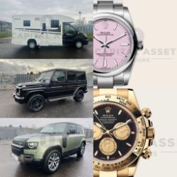 *Luxury Vehicle & Rolex Auction* ~ 2025 '75 Reg' Ford Rimor Kilig *Motorhome* ~ 2023 Land Rover Defender 90 *D300 X* + Many More...