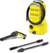 RRP £89.00 - Kärcher K 2 Classic Pressure Washer, Pressure: max. 110 bar, Flow Rate: 360 l/h, Area