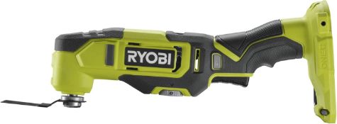 RRP £83.01 - RYOBI RMT18-0 18V ONE+ Cordless Multi-Tool (Bare Tool), Hyper Green