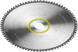 RRP £117.84 - Festool Fine Tooth Saw Blade, 260 x 2.5 x 30 W80, Silver