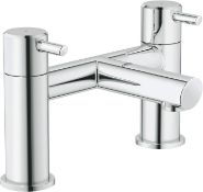 RRP £189.95 - GROHE 25102000 | Concetto 2-Handled Bath Filler