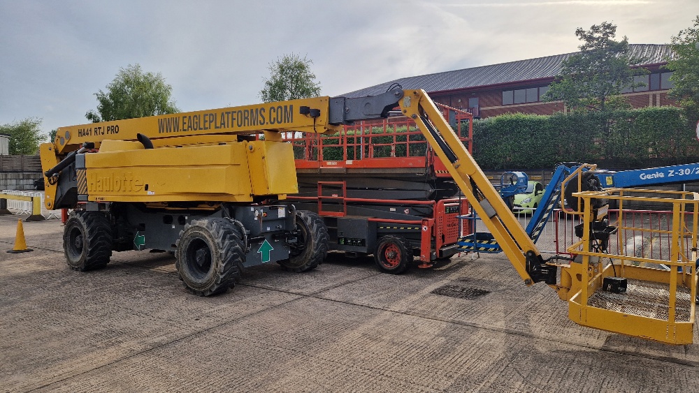 3 x Haulotte Rough Terrain Articulated Boom Lifts, 2 x Niftylift Booms & Skyjack / Genie Scissor Lifts - *Please Read Payment Instructions*