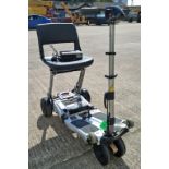 FREERIDER LUGGIE FOLDABLE MOBILITY SCOOTER IN SILVER WITH BATTERY & CHARGER RRP £1699 CONDITION: