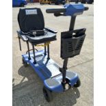 NEXT GEN FOLDABLE MOBILITY SCOOTER IN BLUE WITH BATTERY & CHARGER CONDITIION: VERY GOOD (TESTED
