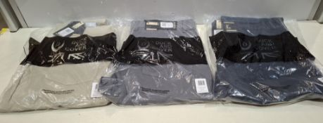 20 X BRAND NEW MIXED JEANS LOT CONTAINING DUCK AND COVER AND CROSSHATCH IN BLACK, GREY, CREAM AND