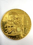 Mexico - A gold 50 peso size commemorative 'Chamizal' coin,
