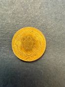 Mexico - A gold dos pesos piece,
