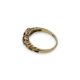 A 9ct gold amethyst three stone ring, - Image 2 of 4