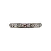 A diamond set full eternity ring,