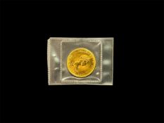 Canada - A gold 10 dollar piece,