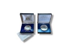 Franklin Mint - Barbados 10 dollar proof coin,