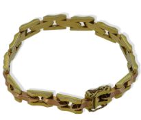 A yellow and rose fancy bracelet,