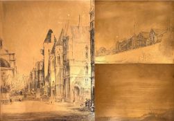 § A Collection Of Three Copper Printing Plates By Nathaniel Sparks RE (1880-1956)