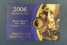 A Queen Elizabeth II bullion half sovereign,