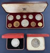 Royal Mint - Two Gibraltar 25 pence coins,