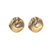 A pair of 9ct gold ear studs,