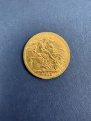 A 'King's Head' sovereign,