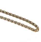 A 9ct gold chain,
