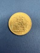 A 'King's Head' sovereign,