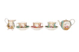 A GROUP OF LATE 19TH CENTURY HELENA WOLFSOHN PORCELAIN.