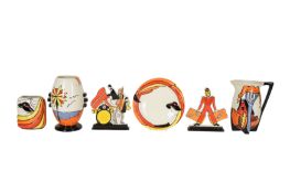 A GROUP OF SIX ITEMS OF LORNA BAILEY CERAMICS