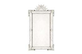 A LARGE VENETIAN WALL MIRROR, LATE 20TH CENTURY