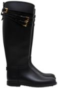 Burberry Black Long Rain Boot - Size 39