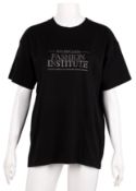 Balenciaga Black Unisex 'Fashion Institute' T-Shirt - Size S